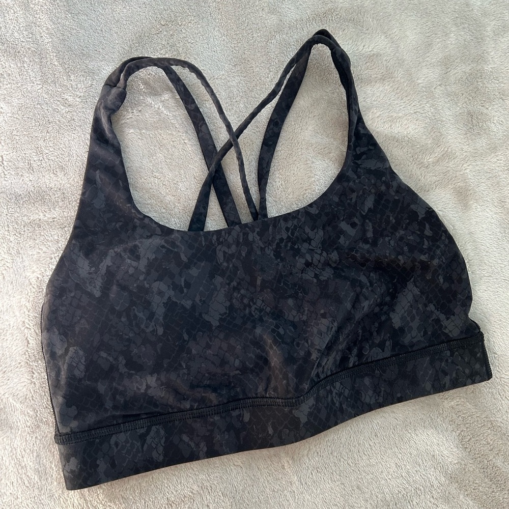 3 Lululemon Energy Bras - size 4